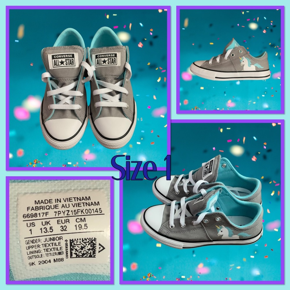Kids Converse size 1.